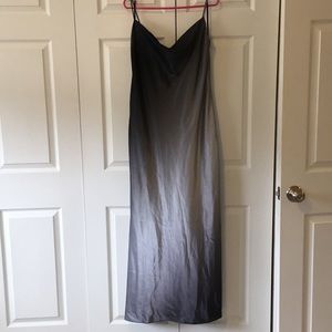 Silver Shimmer Backless dress